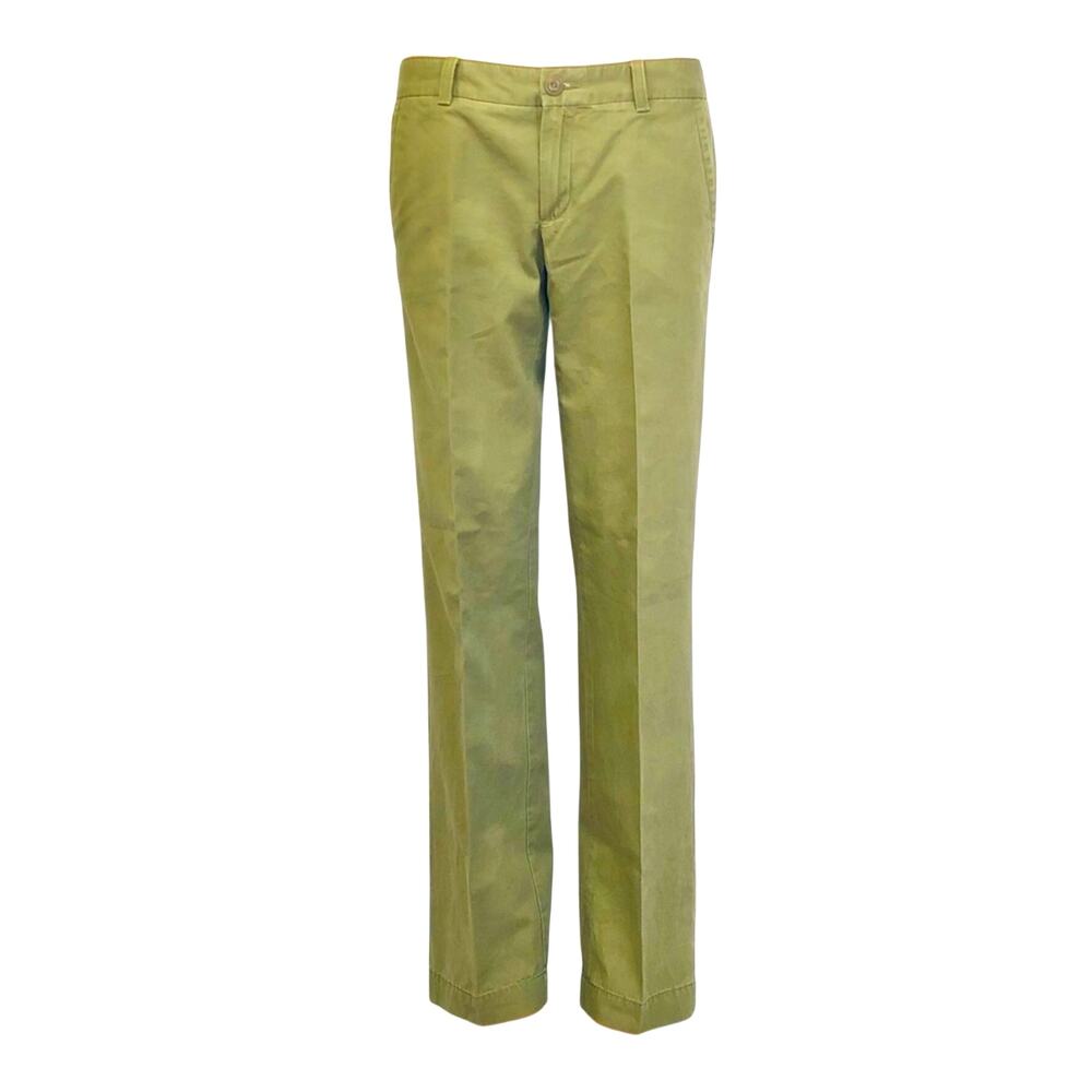 Gap Forever Classic Straight Leg Khaki Olive Green Pants All Day Comfort